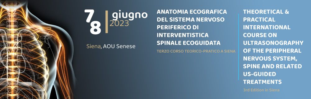 Anatomia ecografica del sistema nervoso periferico di interventistica spinale ecoguidata