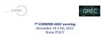 7th ESMRMB - GREC MEETING