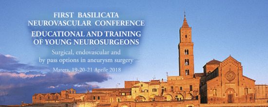 First Basilicata Neurovascular Conferenze Educational and Training of Young Neurosurgeons