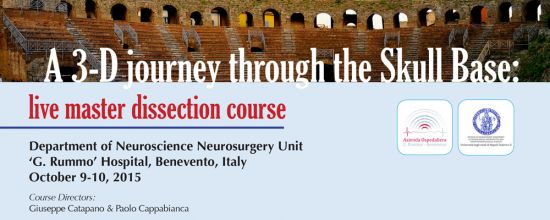 A 3-D journey throught the Skull Base: live master dissection course A 3-D journey throught the Skull Base: live master dissection course