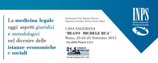 La Medicina legale oggi: aspetti giuridici e metodologici nel divenire delle istanze economiche e sociali La Medicina legale oggi: aspetti giuridici e metodologici nel divenire delle istanze economiche e sociali