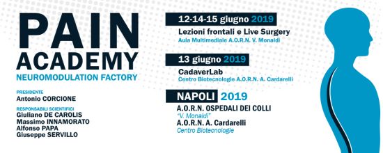 Pain Academy 2019 - Neuromodulation Factory Pain Academy 2019 - Neuromodulation Factory
