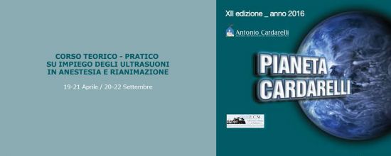 Corso Teorico-Pratico su impiego degli ultrasuoni in anestesia e rianimazione Corso Teorico-Pratico su impiego degli ultrasuoni in anestesia e rianimazione