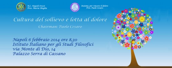 Cultura del sollievo e lotta al dolore Cultura del sollievo e lotta al dolore