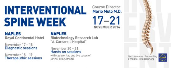 Interventional Spine Week of the ESNR